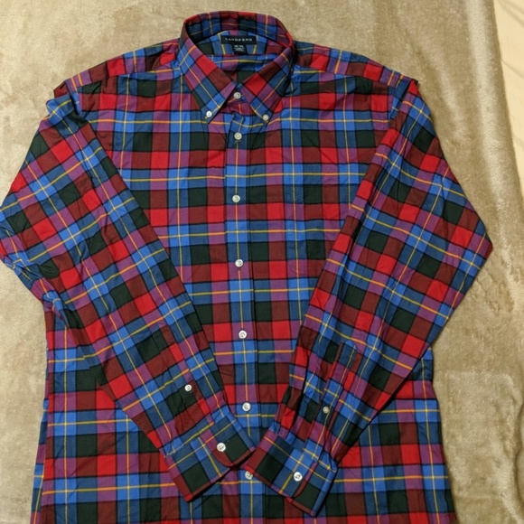 Lands End 16-35 Tailored Fit Oxford - Picture 3 of 4